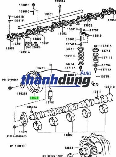 NHÔNG CAM XẢ XE FORD ESCAPE 2.3 2013 | 6M8G6C525BC - Ảnh 3