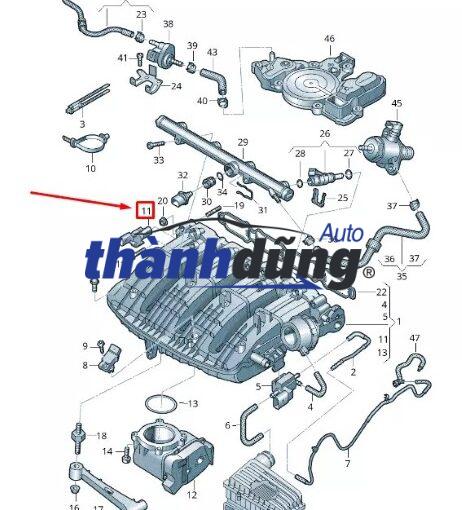 CẢM BIẾN NHIỆT ĐỘ KHÍ NẠP CHEVROLET CRUZE 2011 - Ảnh 3