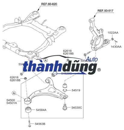 CAO SU CÀNG I SAU HYUNDAI AVANTE 2011-2014 | 552152G000 - Ảnh 3