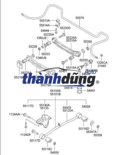 CAO SU CÀNG I SAU HYUNDAI AVANTE 2011-2014 | 552152G000 - Ảnh 4