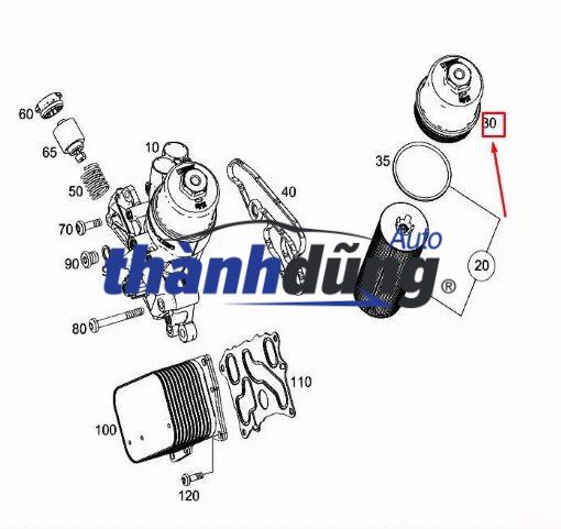 NẮP ĐỰNG CỐC LỌC DẦU HYUNDAI TUCSON 2021 - Ảnh 4