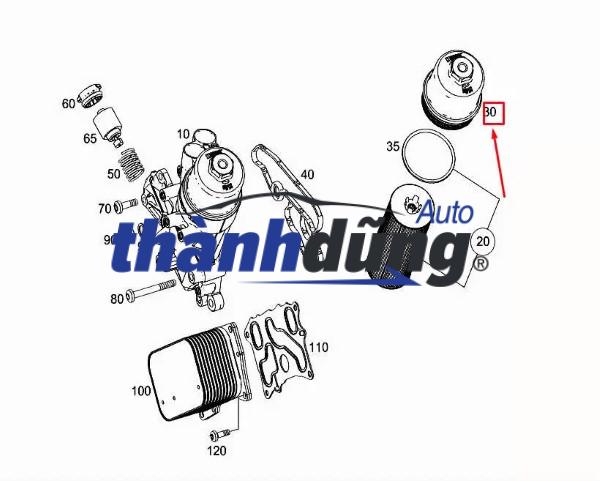NẮP ĐỰNG CỐC LỌC DẦU HYUNDAI TUCSON 2021 - Ảnh 4