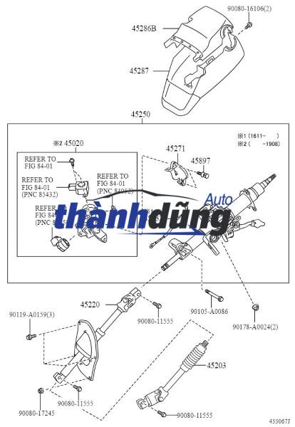 KHỚP NỐI CÁC ĐĂNG LÁI TOYOTA VIOS 2009 | 452600D110 - Ảnh 3