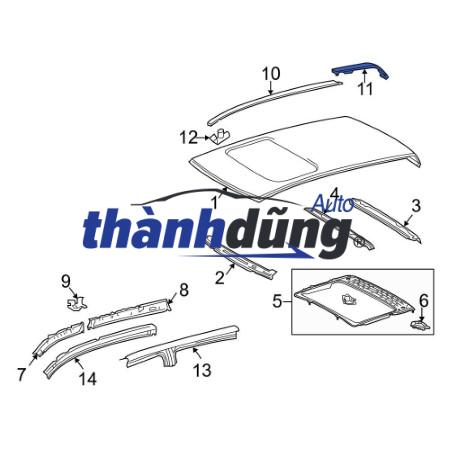 NẸP NÓC HYUNDAI ELANTRA 2021 - Ảnh 3
