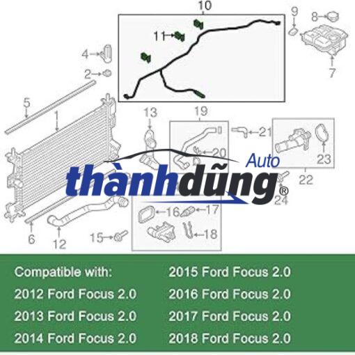 ỐNG NƯỚC BÌNH NƯỚC PHỤ CHEVROLET CRUZE 2009-2011 - Ảnh 4