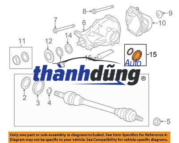 PHỚT CẦN ĐI SỐ HONDA CIVIC - Ảnh 4