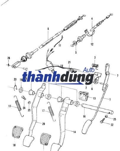 DÂY LY HỢP SUZUKI VITARA 2000 - Ảnh 4
