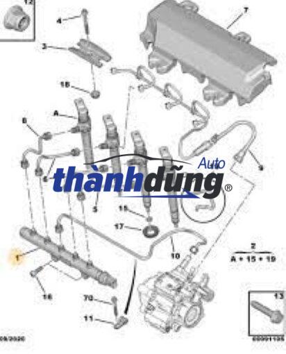 CẢM BIẾN ỐNG SÁO NHIÊN LIỆU MERCEDES SPRINTER 2003 | 0281002942 - Ảnh 4