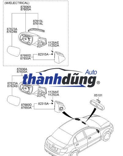 XI NHAN GƯƠNG MAZDA 3 2022 - Ảnh 4