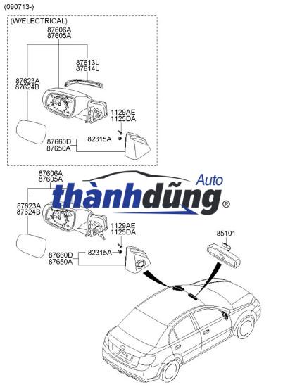 XI NHAN GƯƠNG MAZDA 3 2022 - Ảnh 4