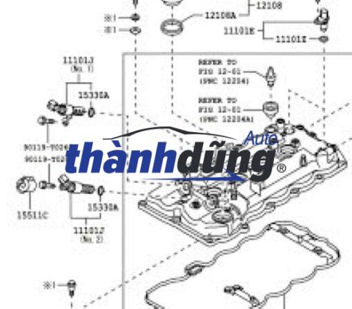 VAN BIẾN THIÊN VVTi TOYOTA VIOS 2009 | 1533021020 - Ảnh 4