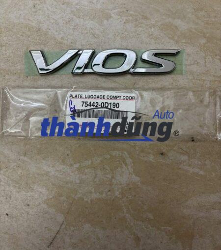 CHỮ VIOS CỐP HẬU TOYOTA VIOS 2014