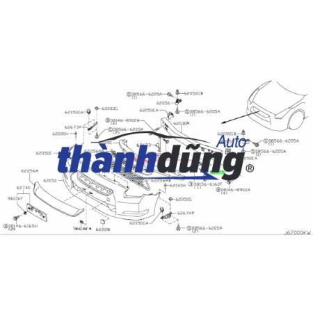 CHÂN ĐỠ XƯƠNG CẢN TRƯỚC PEUGEOT 2008 2019 - Ảnh 3