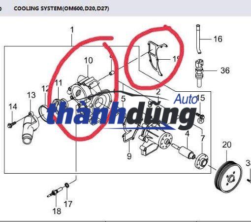 ỐNG NƯỚC TURBO HYUNDAI STAREX 2009 | 2544142700 - Ảnh 5