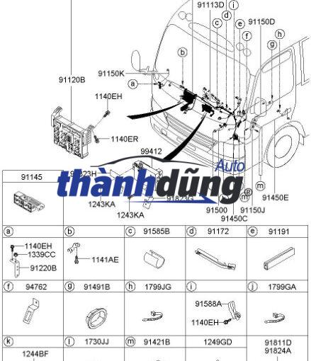 DECAL CÁNH CỬA XE KIA K2700 | DEC070525 - Ảnh 4