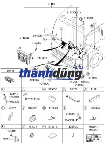 DECAL CÁNH CỬA XE KIA K2700 | DEC070525 - Ảnh 4