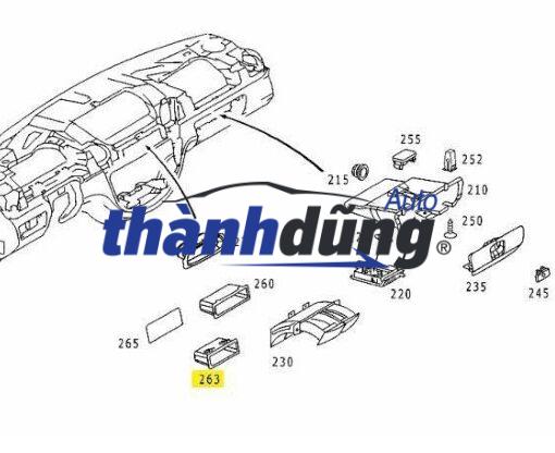 HỘP ĐỰNG ĐỒ HYUNDAI PORTER 2 2015 | 845124-F100ES - Ảnh 3