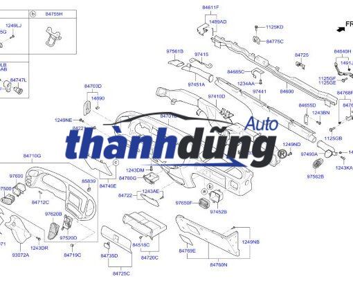 MẶT DƯỠNG HYUNDAI HD65 2011 | 847105H000 - Ảnh 4