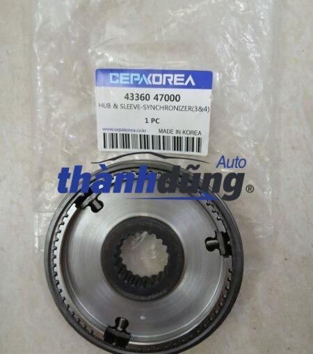 BỘ ĐỒNG TỐC 3&4 XE HYUNAI PORTER 2 | 4336047000