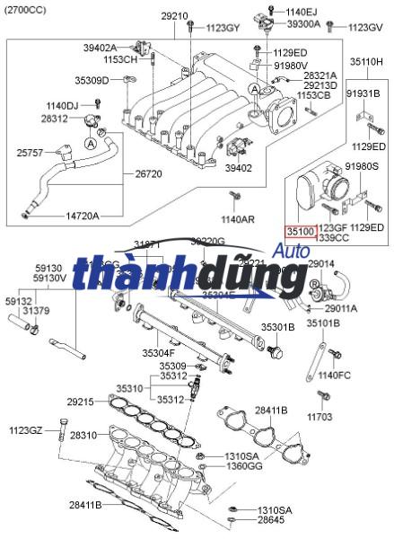 CỤM BƯỚM GA XE MITSUBISHI PAJERO 2015 | MN183547 - Ảnh 4