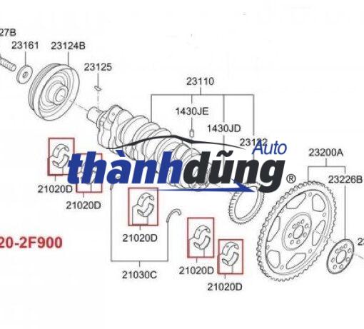 MIỄNG CỐT MÁY XE HAIMA 2 2015 | 1234057K020C0 - Ảnh 3