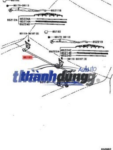 THANH GIẰNG GẠT MƯA TRƯỚC HONDA CIVIC 2.0 | 76530SNAA11 - Ảnh 4