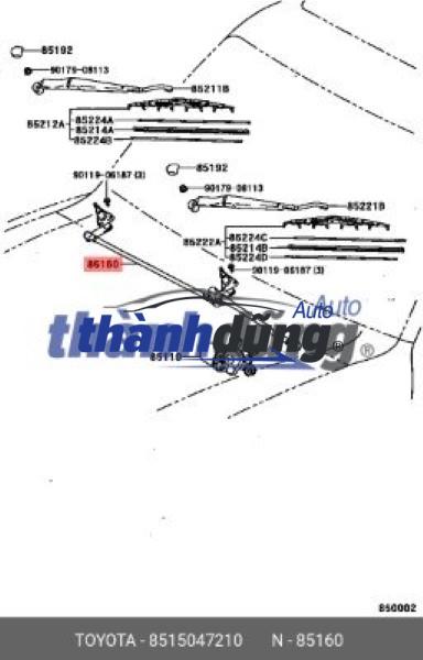 THANH GIẰNG GẠT MƯA TRƯỚC HONDA CIVIC 2.0 | 76530SNAA11 - Ảnh 4