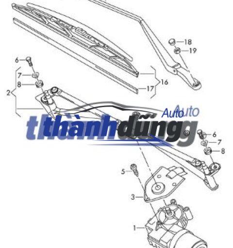 THANH GIẰNG GẠT MƯA TRƯỚC HONDA CIVIC 2.0 | 76530SNAA11 - Ảnh 5