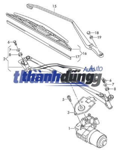 THANH GIẰNG GẠT MƯA TRƯỚC HONDA CIVIC 2.0 | 76530SNAA11 - Ảnh 5