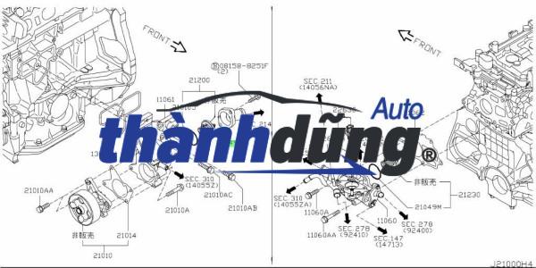 CỔ ĐỔ NƯỚC XE DONGBEN X30 2024 | XY10084000 - Ảnh 4