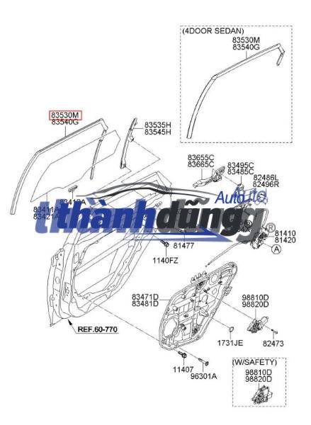 KÍNH HÔNG XE DAEWOO LACETTI 2011 | 96833088 - Ảnh 4