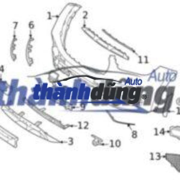 HƯỚNG GIÓ KÉT NƯỚC DƯỚI XE FORD RANGER 2022 | JB3Z8327E - Ảnh 4