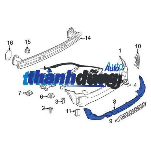 NẸP MẠ CẢN SAU FORD FIESTA 2019 | D5BZ17C830BA - Ảnh 2