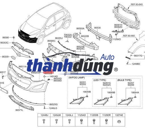 ỐP ĐÈN CẢN TRƯỚC PHỤ VOLVO XC60 2021 | 32234947 - Ảnh 4