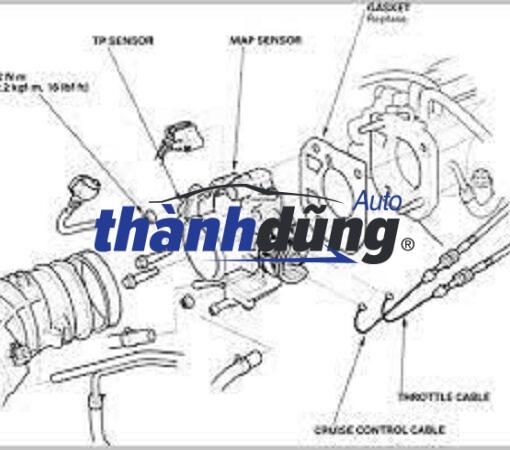 CỤM BƯỚM GA XE NISSAN X-TRAIL 2010 | A6119EN20C - Ảnh 4