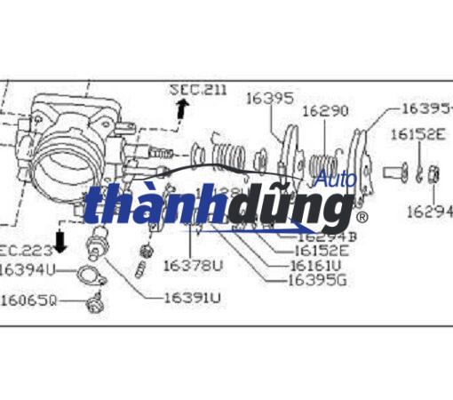 CỤM BƯỚM GA XE NISSAN X-TRAIL 2010 | A6119EN20C - Ảnh 5