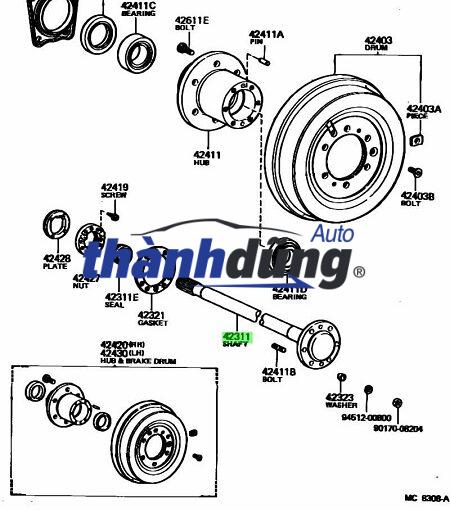 BI MAY Ơ TRƯỚC TOYOTA VENZA 2010 | 9008036193 - Ảnh 4