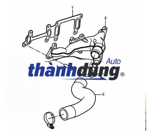 ỐNG VÀO KÉT NƯỚC TRÊN HYUNDAI ACCENT 2011-2014 | 254111R400 - Ảnh 4