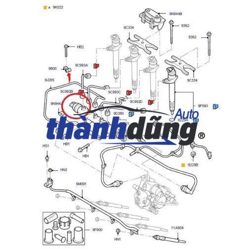CẢM BIẾN THANH RAIL NHIÊN LIỆU ĐÔ THÀNH IZ650SL | 0281002937 - Ảnh 4