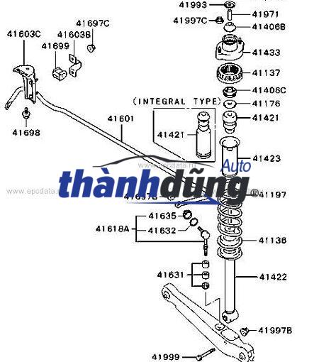 CAO SU THANH GIẰNG XE HYUNDAI ELANTRA 2010 | 551181D000 - Ảnh 4