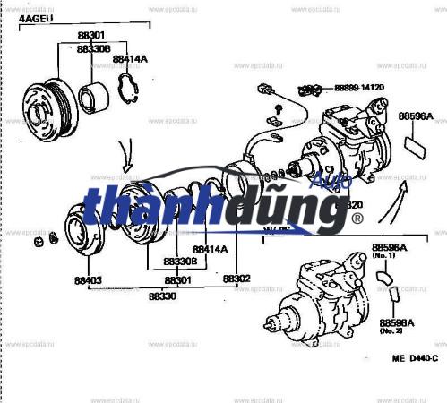CUỘN (BÔN) ĐIỆN LỐC LẠNH KIA SORENTO 2011-2021 | 976411G000 - Ảnh 6