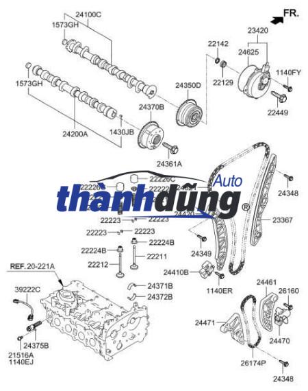 XUPAP NẠP FORD ECOSPORT 1.5 2016 | 1S4G6507FA - Ảnh 5